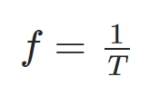 calculo da frequência de uma onda em física